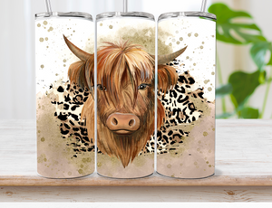 Highland cow 20oz tumbler