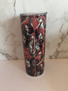 Just a Girl Who Loves Horror Movies 20 oz Tumbler