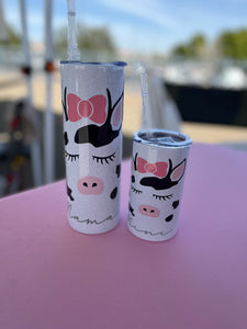 Cow Mommy and me set